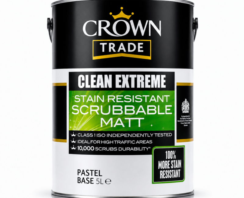 CROWN CLEAN EXTREME STAIN RESISTANT SCRUBBABLE MATT